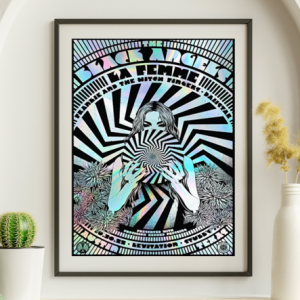 Black Angels - Stubbs Austin TX. October 30, 2022 - Live Concert Poster Wall Art Print - 114001