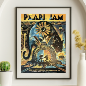 Pearl Jam - PPG Paints Arena Pittsburgh PA May 18 2025 - Live Concert Poster Wall Art Print - 170032
