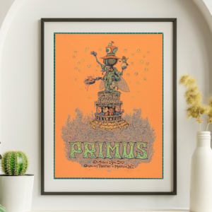 Primus - Orpheum Theater Madison WI October 13 2011 - Live Concert Poster Wall Art Print - 174001