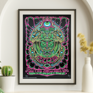 Primus - Michigan Lottery Amphitheater Sterling Heights MI June 9 2018 - Live Concert Poster Wall Art Print - 174006