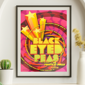 Black Eyed Peas - Oakland Arena Oakland CA, March 23, 2006 - Live Concert Poster Wall Art Print - 242001
