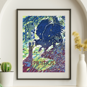 Primus - Burton Cummings Theater Winnipeg MN June 4 2022 - Live Concert Poster Wall Art Print - 174010