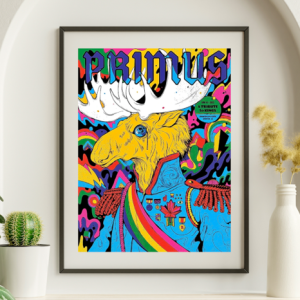 Primus - Edmonton Expo Center Alberta CA June 10 2022 - Live Concert Poster Wall Art Print - 174011