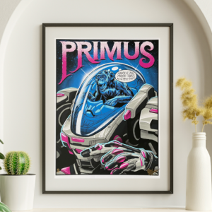 Primus - Moody Theater Austin TX August 21 2024 - Live Concert Poster Wall Art Print - 174013