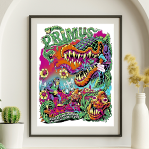 Primus - Planet Hollywood Las Vegas NV April 25 2025 - Live Concert Poster Wall Art Print - 174015