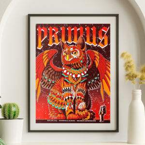 Primus - Orion Amphitheater Huntsville, AL May 4 2025 - Live Concert Poster Wall Art Print - 174017