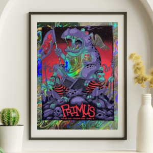 Primus - Eaglebank Arena Fairfax VA May 18 2025 NOT FOIL - Live Concert Poster Wall Art Print - 174020