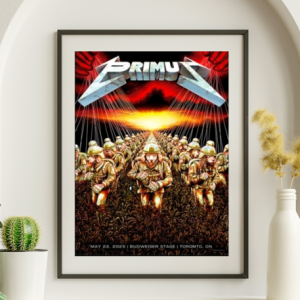 Primus - Budweiser Stage Toronto ON May 22 2025 - Live Concert Poster Wall Art Print - 174021