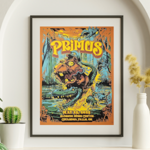Primus - Blossom Music Center Cuyahoga Falls OH May 25 2025 - Live Concert Poster Wall Art Print - 174022