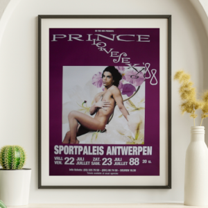 Prince - Sportpalaste Antwerp Belgium July 22 1988 - Live Concert Poster Wall Art Print - 175001