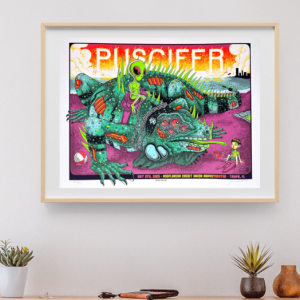 Puscifer - Midflorida Credit Union Amphitheater Tampa FL May 8 2025 - Live Concert Poster Wall Art Print - 176006