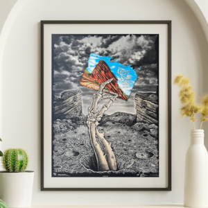 Queens of the Stone Age - Red Rocks Morrison CO October 10 2017 - Live Concert Poster Wall Art Print - 177002