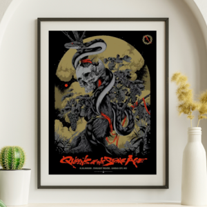 Queens of the Stone Age - Starlight Theater Kansas City MO September 20 2023 - Live Concert Poster Wall Art Print - 177003