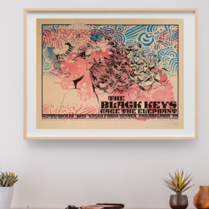Black Keys - Wells Fargo Center Philadelphia PA, September 20, 2014 TEST PRINT - Live Concert Poster Wall Art Print - 116003