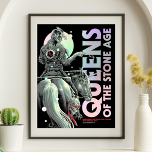 Queens of the Stone Age - Spark Arena Auckland NZ February 29 2024 - Live Concert Poster Wall Art Print - 177005