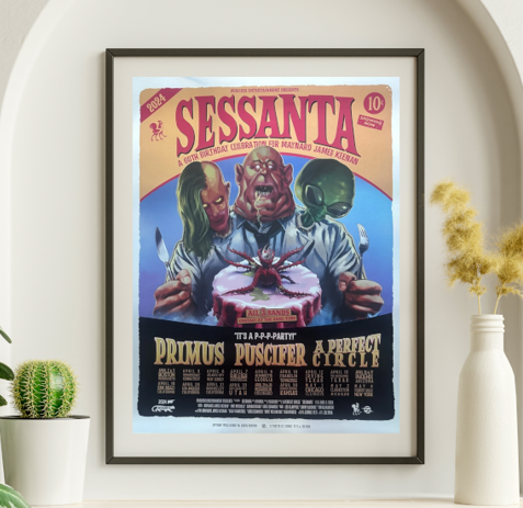Sessanta - Tour 2024 - Live Concert Poster Wall Art Print - 184004
