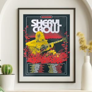 Sheryl Crow - Tour 2009 - Live Concert Poster Wall Art Print - 185001