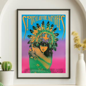 Siouxsie Banshees - Arcadia Dallas TX June 21 1986 - Live Concert Poster Wall Art Print - 217001