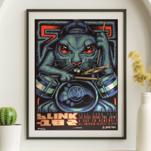 Blink-182 - The Joint Las Vegas NV, July 23, 2016 - Live Concert Poster Wall Art Print - 118001