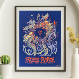 Smashing Pumpkins - Wiener Stadehalle Vienna Lisa Arneburger June 24 2024 - Live Concert Poster Wall Art Print - 187003