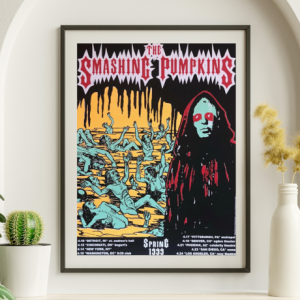 Smashing Pumpkins - Spring Tour 1999 - Live Concert Poster Wall Art Print - 187004
