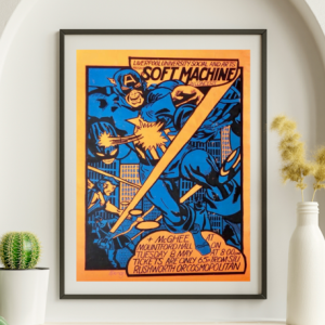 Soft Machine - Mountford Hall Liverpool May 8 1973 - Live Concert Poster Wall Art Print - 188001