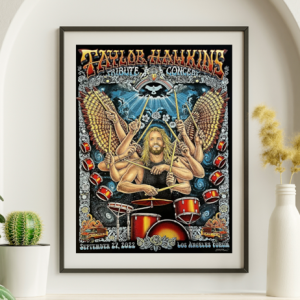 Taylor Hawkins Tribute - LA Forum CA September 27 2022 - Live Concert Poster Wall Art Print - 193001