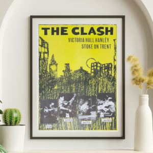 The Clash - Victoria Hall Hanley UK February 1 1980 - Live Concert Poster Wall Art Print - 195001
