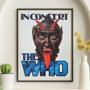 The Who - 1971 - Live Concert Poster Wall Art Print - 196002
