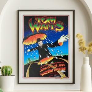 Tom Waits - The Wiltern Los Angles CA June 12 1999 - Live Concert Poster Wall Art Print - 233001