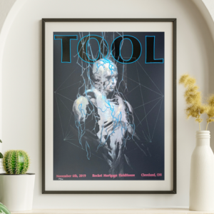 Tool - Rocket Mortgage Fieldhouse Cleveland OH November 6 2019 - Live Concert Poster Wall Art Print - 198001