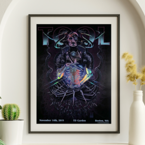 Tool - TD Garden Boston MA November 14 2019 NOT FOIL DARK ALTERNATE - Live Concert Poster Wall Art Print - 198003