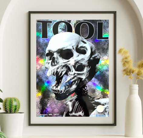 Tool - Toyota Center Houston TX February 4 2022 NOT FOIL - Live Concert Poster Wall Art Print - 198008