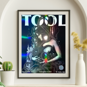 Tool - Enterprise Center St Louis MO March 18 2022 NOT FOIL - Live Concert Poster Wall Art Print - 198010