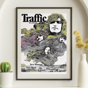 Traffic - Germany 1971 - Live Concert Poster Wall Art Print - 199001