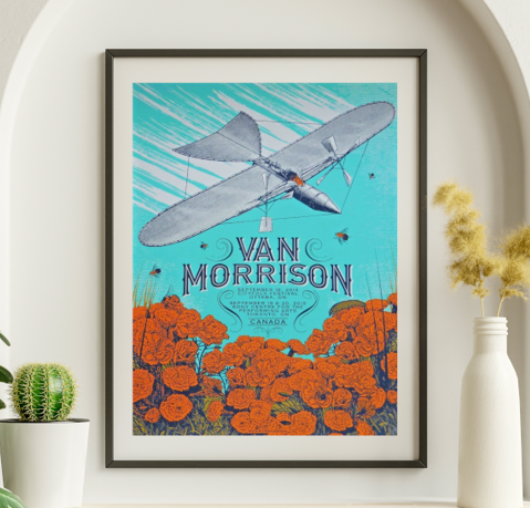 Van Morrison - Cityfolk Festival Ottawa Toronto September 18 2015 - Live Concert Poster Wall Art Print - 203001