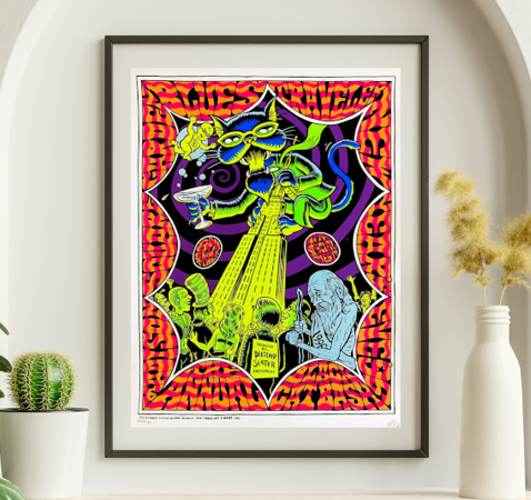 Blues Traveler - Madison Square Garden NY, December 31, 1996 - Live Concert Poster Wall Art Print - 218001