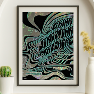 Brian Jonestown Massacre - Columbus Theater Providence RI, March 31, 2022 NOT FOIL - Live Concert Poster Wall Art Print - 119001