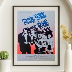 Cheap Trick - Louisville Gardens, March 29, 1981 - Live Concert Poster Wall Art Print - 232001
