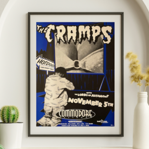 Cramps - Commodore Ballroom Vancouver BC, November 5, 2000 - Live Concert Poster Wall Art Print - 125001