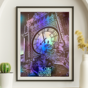 Cure - Troxy London, January 21, 2024 NOT FOIL - Live Concert Poster Wall Art Print - 126001
