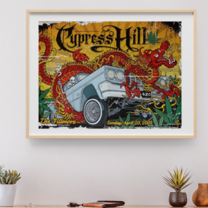 Cypress Hill - Fillmore SF CA, April 20, 2008, F-938 - Live Concert Poster Wall Art Print - 209001