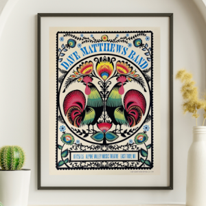 Dave Matthews - Alpine Valley Music Theater East Troy WI, July 25, 2015 - Live Concert Poster Wall Art Print - 127001