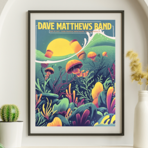 Dave Matthews - IThink Financial Amphitheater West Palm Beach FL, May 29, 2022 - Live Concert Poster Wall Art Print - 127003