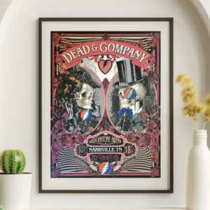 Dead and Company - Bridgestone Arena Nashville TN, November 18, 2015 - Live Concert Poster Wall Art Print - 131002