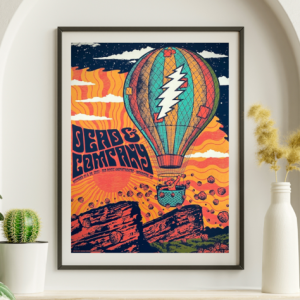 Dead and Company - Red Rocks CO, October 19, 2021 - Live Concert Poster Wall Art Poster Print - 131011