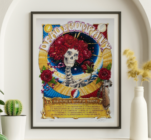 Dead and Company - Summer Tour 2022 - Live Concert Poster Wall Art Poster Print - 131037