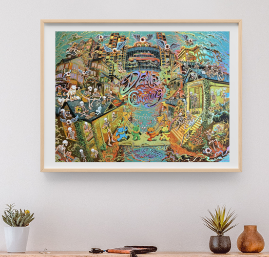 Dead and Company - Sphere Las Vegas NV May 16 2025 - Live Concert Poster Wall Art Print - 131066