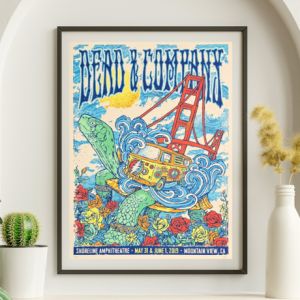 Dead and Company - Shoreline Amphitheater Mountain View CA May 31 2019 - Live Concert Poster Wall Art Print - 131087