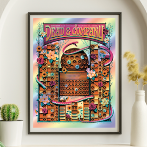 Dead and Company - Sphere Las Vegas NV March 22 2025 NOT FOIL - Live Concert Poster Wall Art Print - 131111